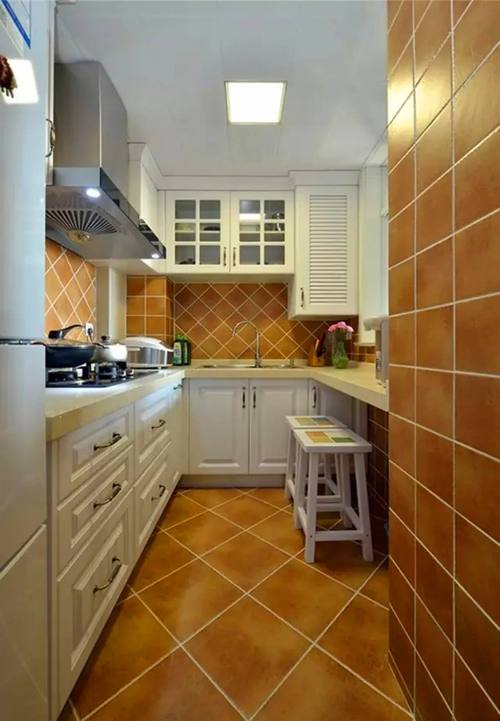 厨房简约瓷砖小户型装修