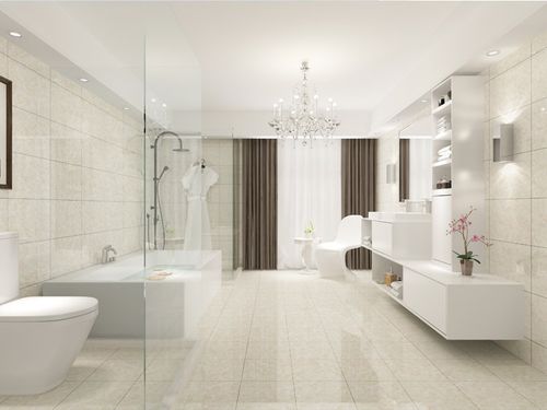 卫生间瓷砖墙砖防滑地砖 佛山阳台浴室厕所小瓷砖4501效果图